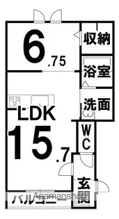 西13南12MS【1階】の間取り